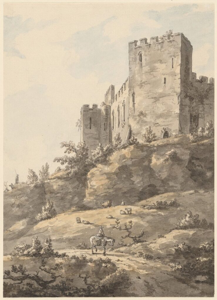 historic Ludlow castle market border